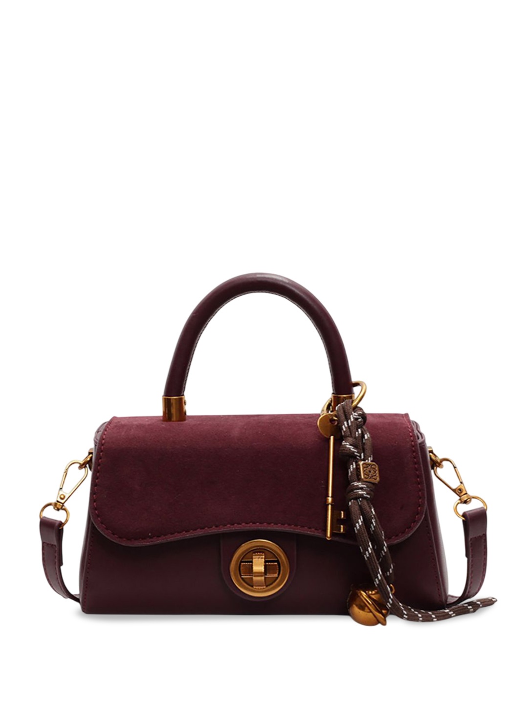 

StyleCast x Revolte PU Structured Shoulder Bag, Red