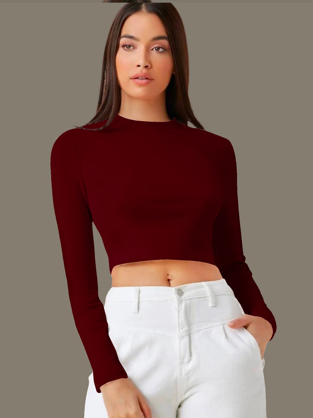 

Dream Beauty Fashion Top, Maroon