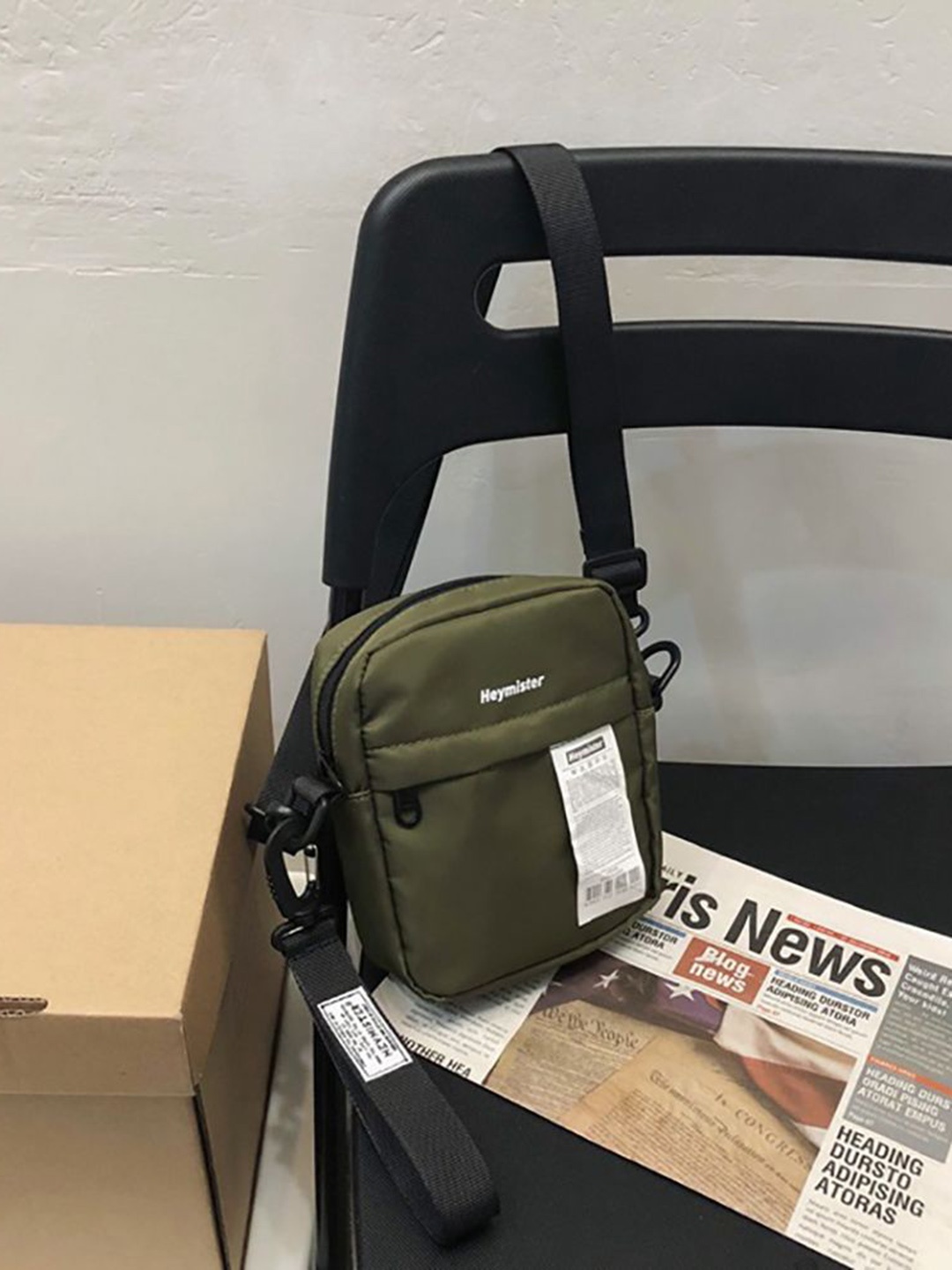 

StyleCast x Revolte Sling Bag, Green