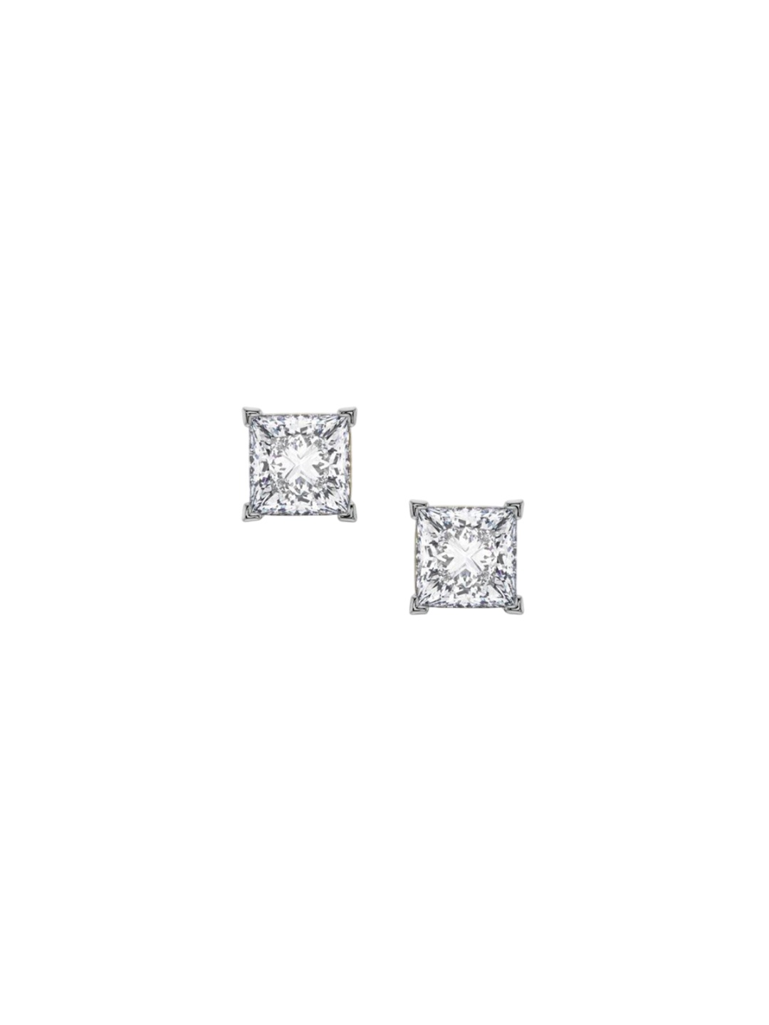 

Emori 1 CT Classic Square Diamond Studs, Yellow