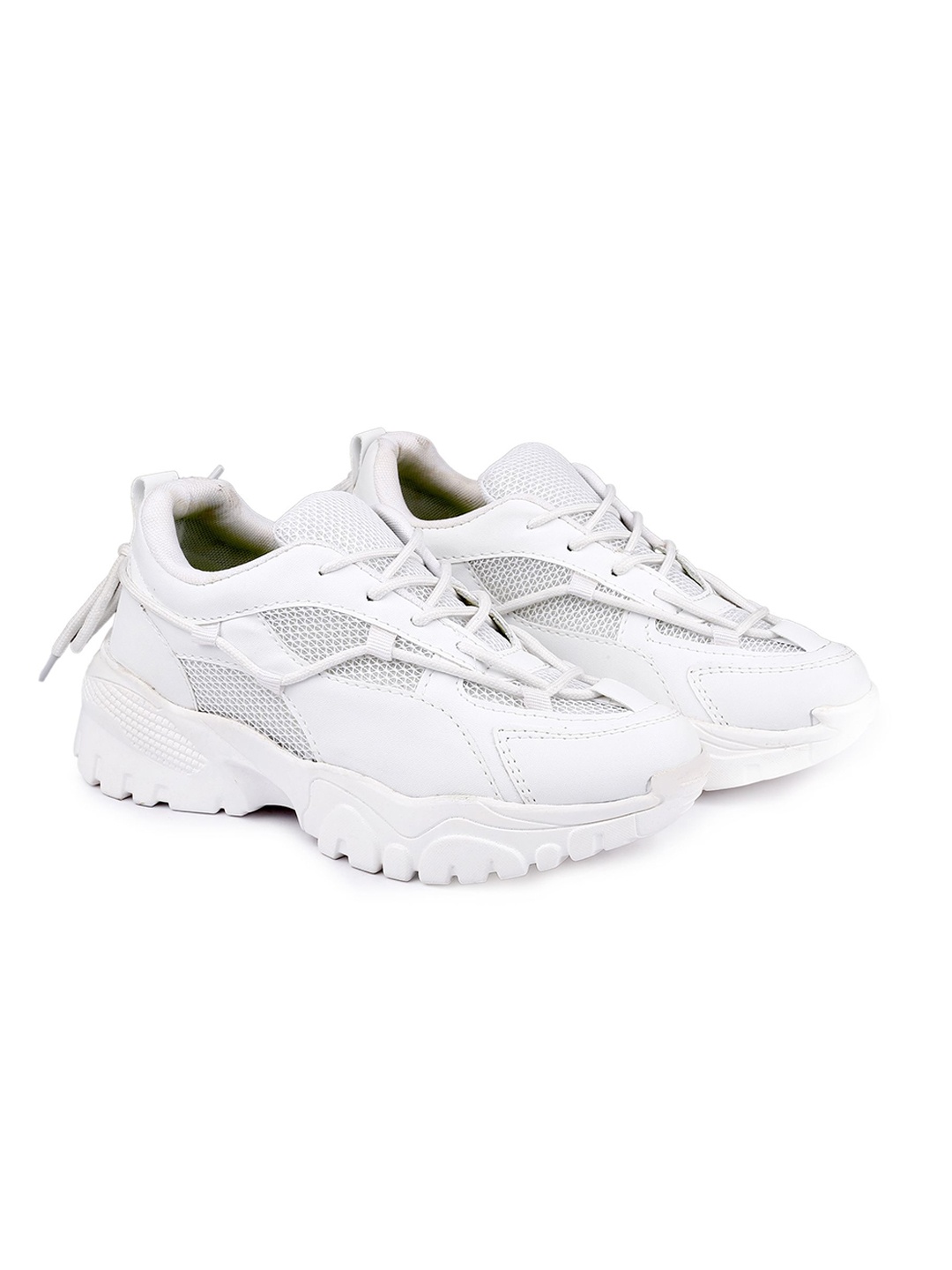 

riffway Women Colourblocked Sneakers, White