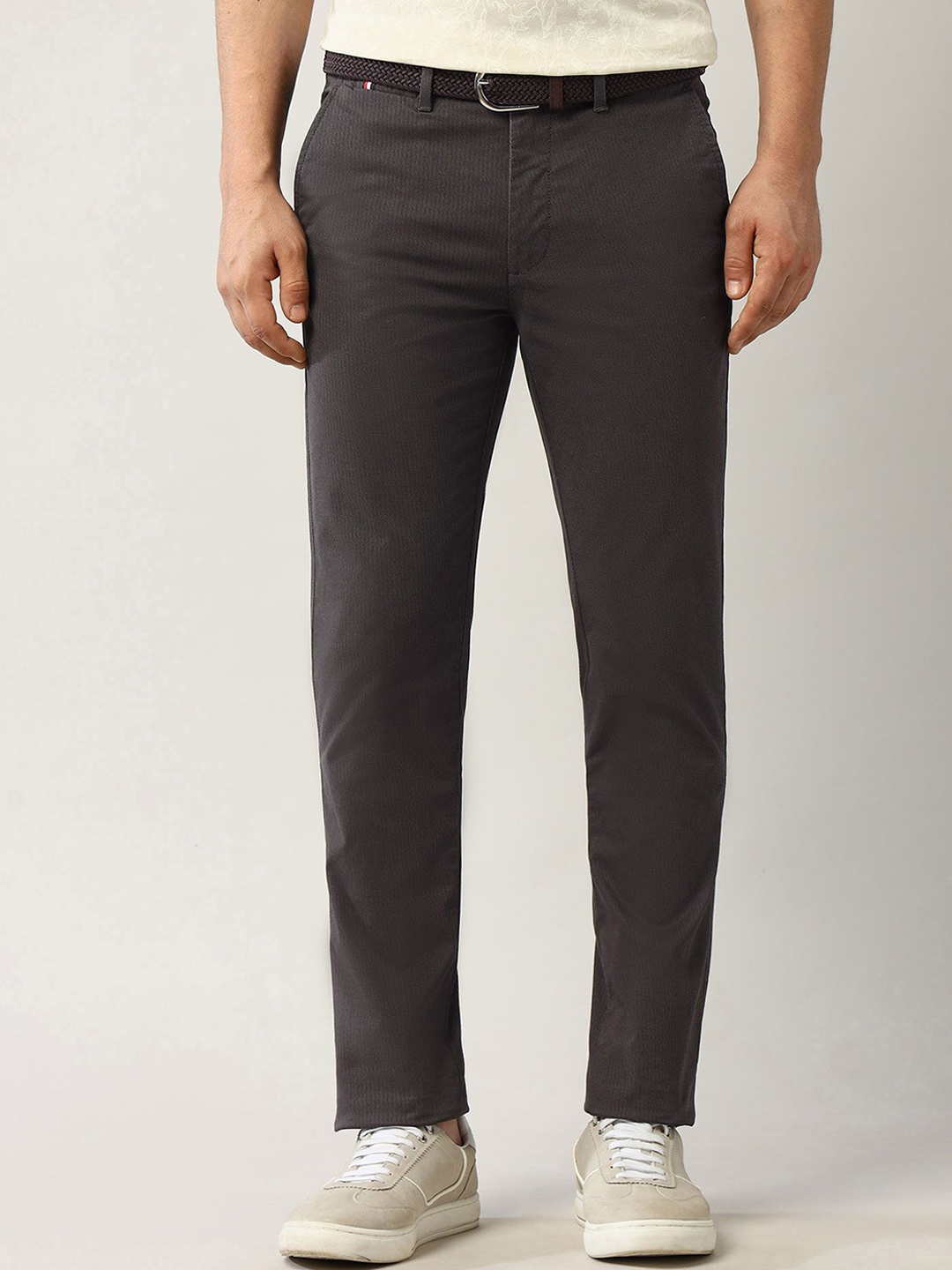 

Arrow Sport Men Slim Fit Trousers, Brown