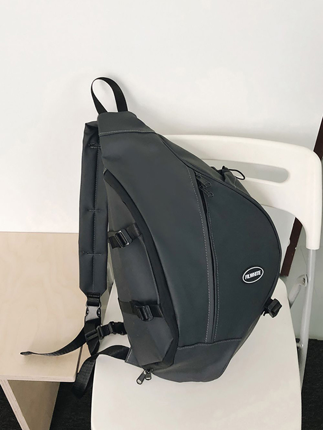 

StyleCast x Revolte PU Sling Bag, Grey