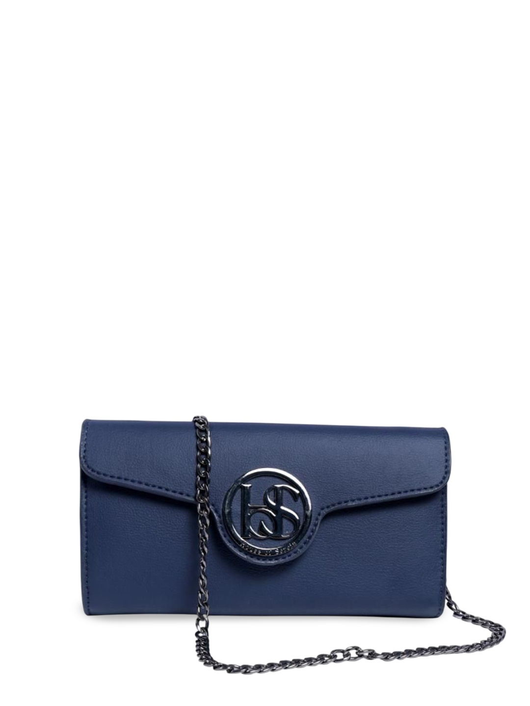 

SEREIN Structured Vegan Sling Bag, Navy blue