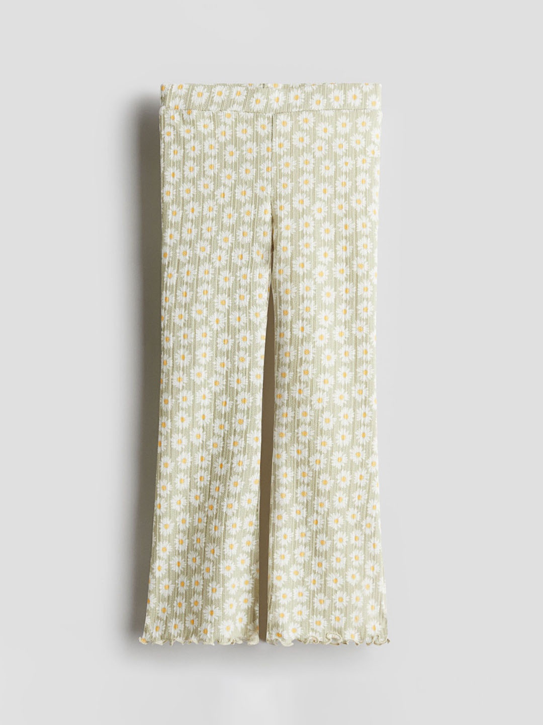 

H&M Flared Leggings, Green