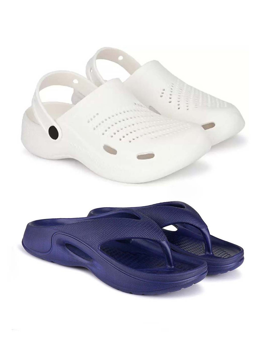 

BERSACHE Men Slip-On, White