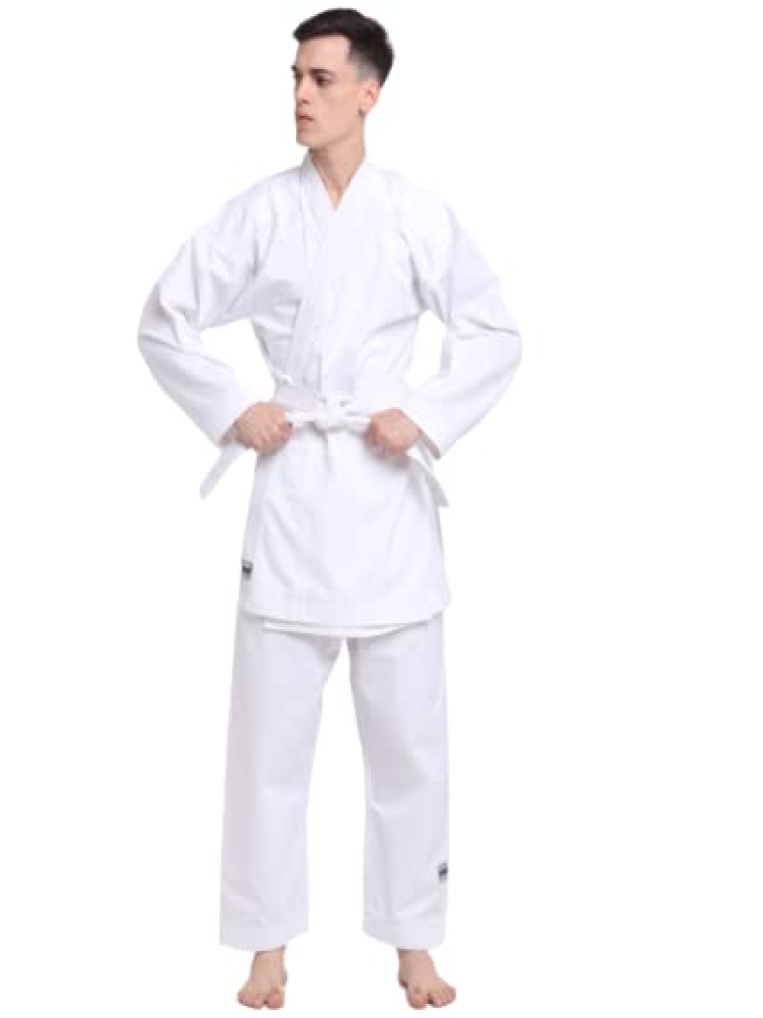 

XPEED V-Neck Top & Trousers Karate Suit With Belt, White