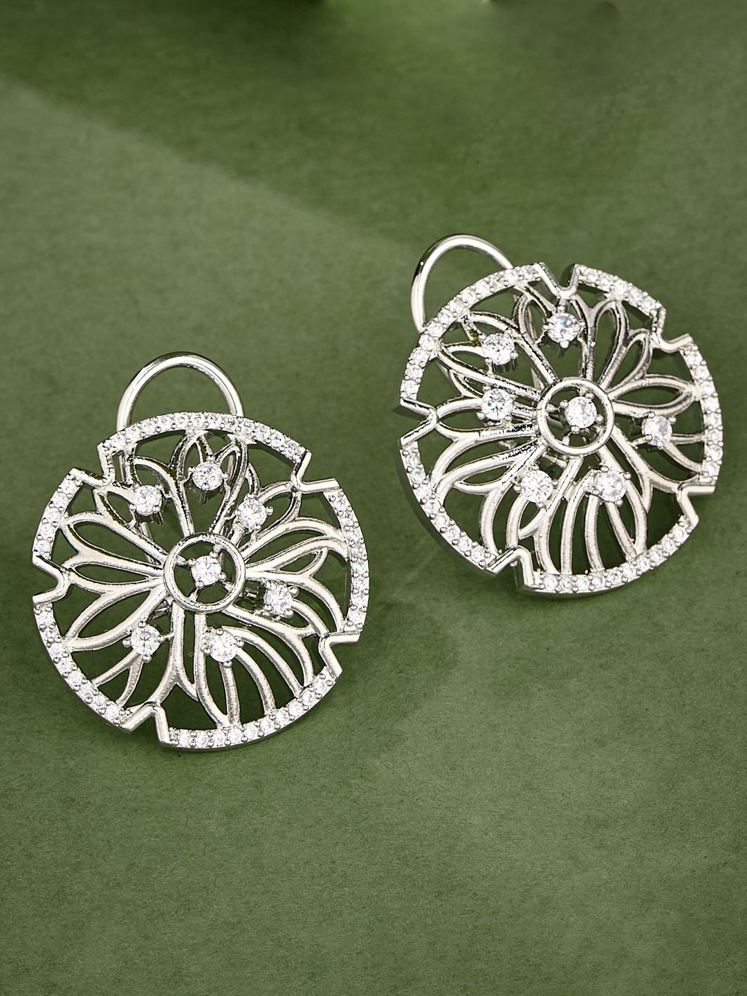 

ATIBELLE Contemporary Drop Earrings, White