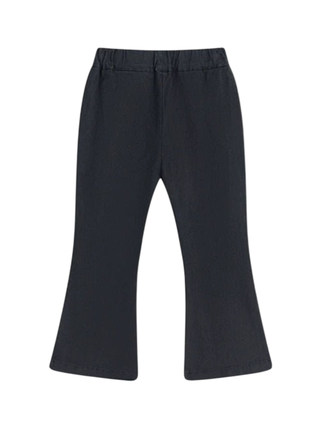 

LULU & SKY Girls High-Rise Trousers, Black