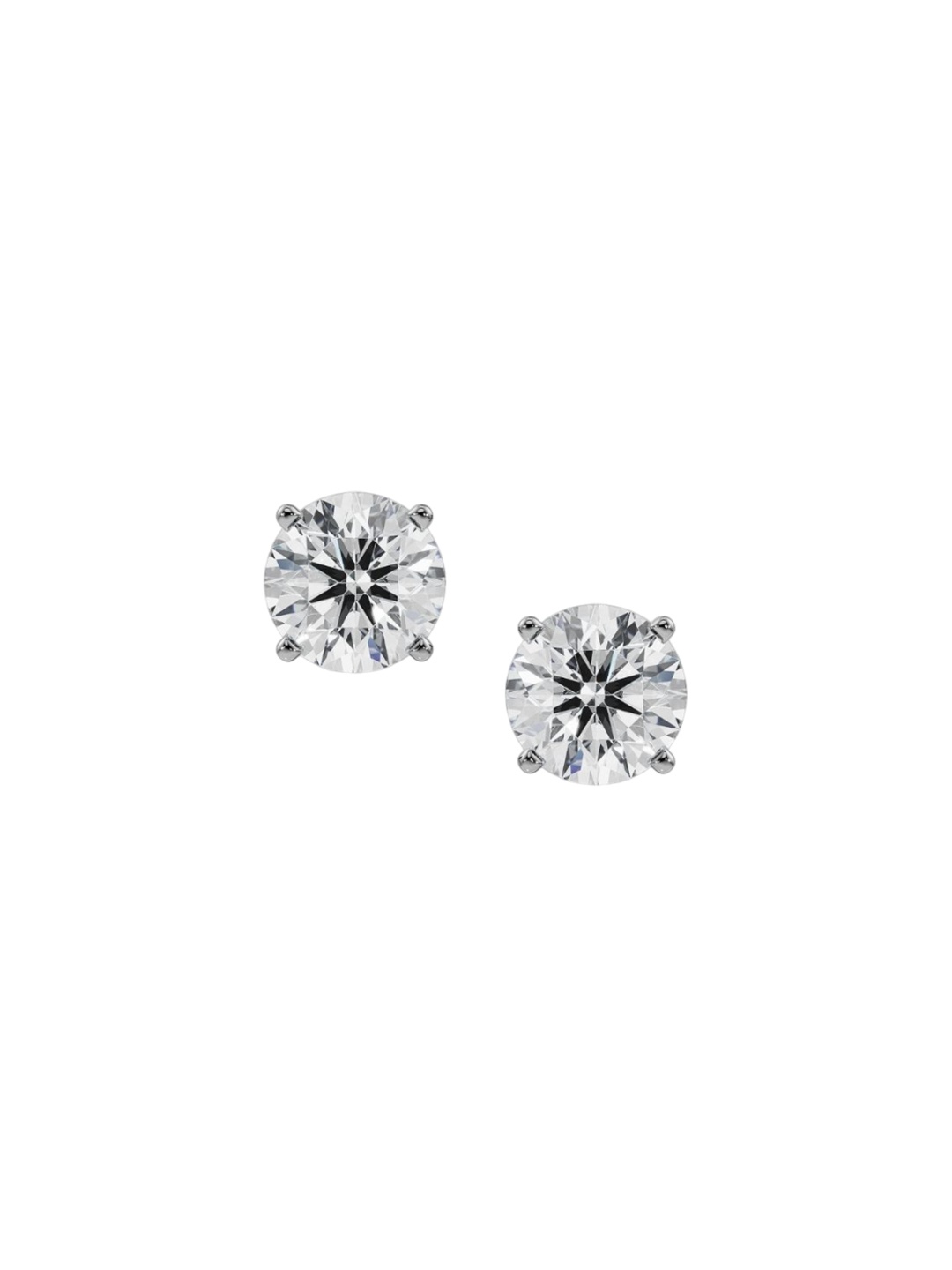 

Emori 1 CT Classic Round Diamond Studs, Yellow