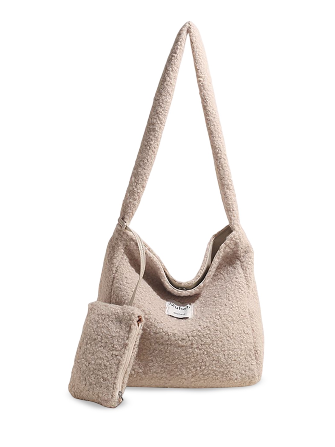 

StyleCast x Revolte Bucket Shoulder Bag, Beige