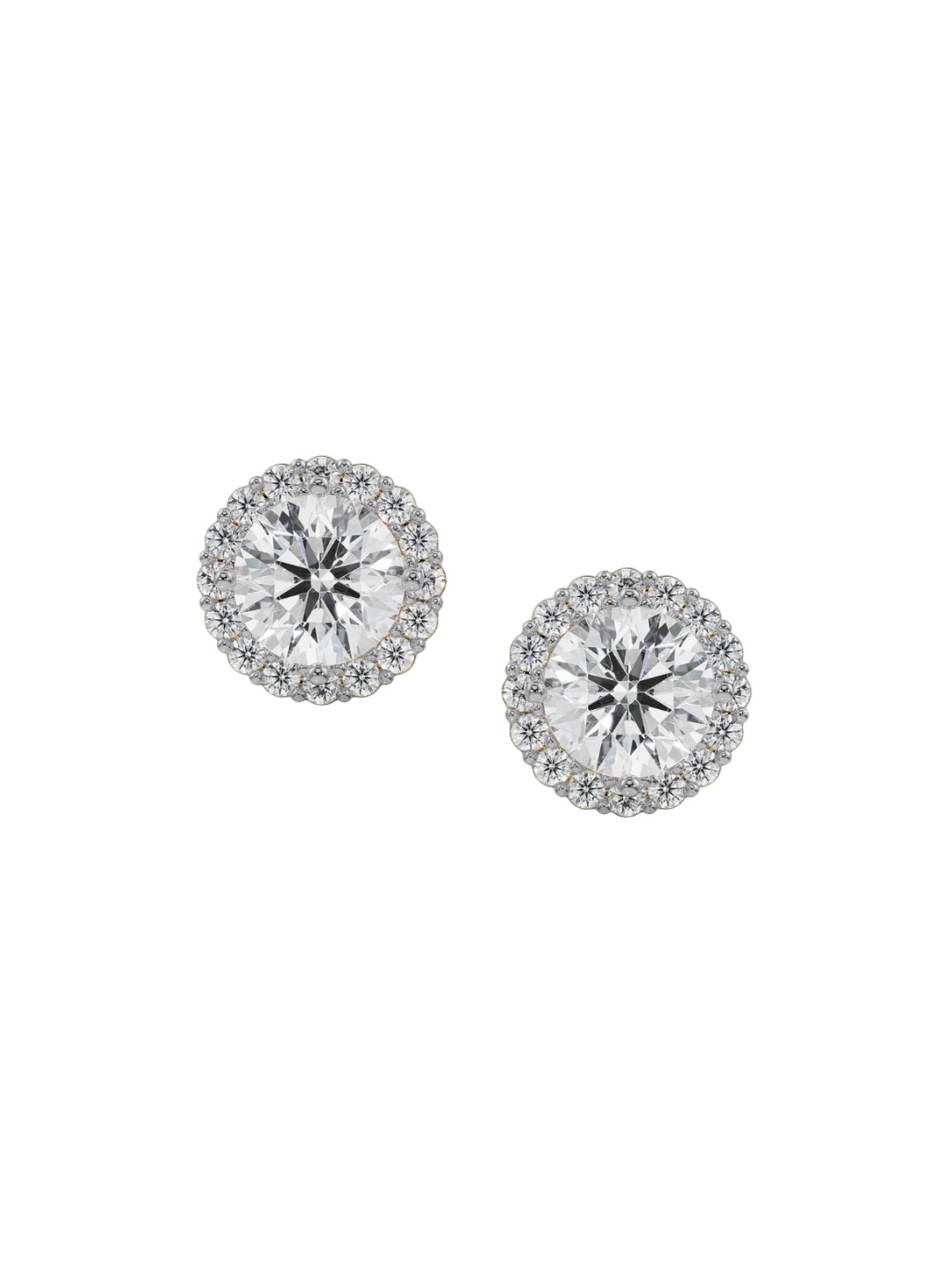

Emori 1 CT Halo Round Solitaire Studs, Yellow