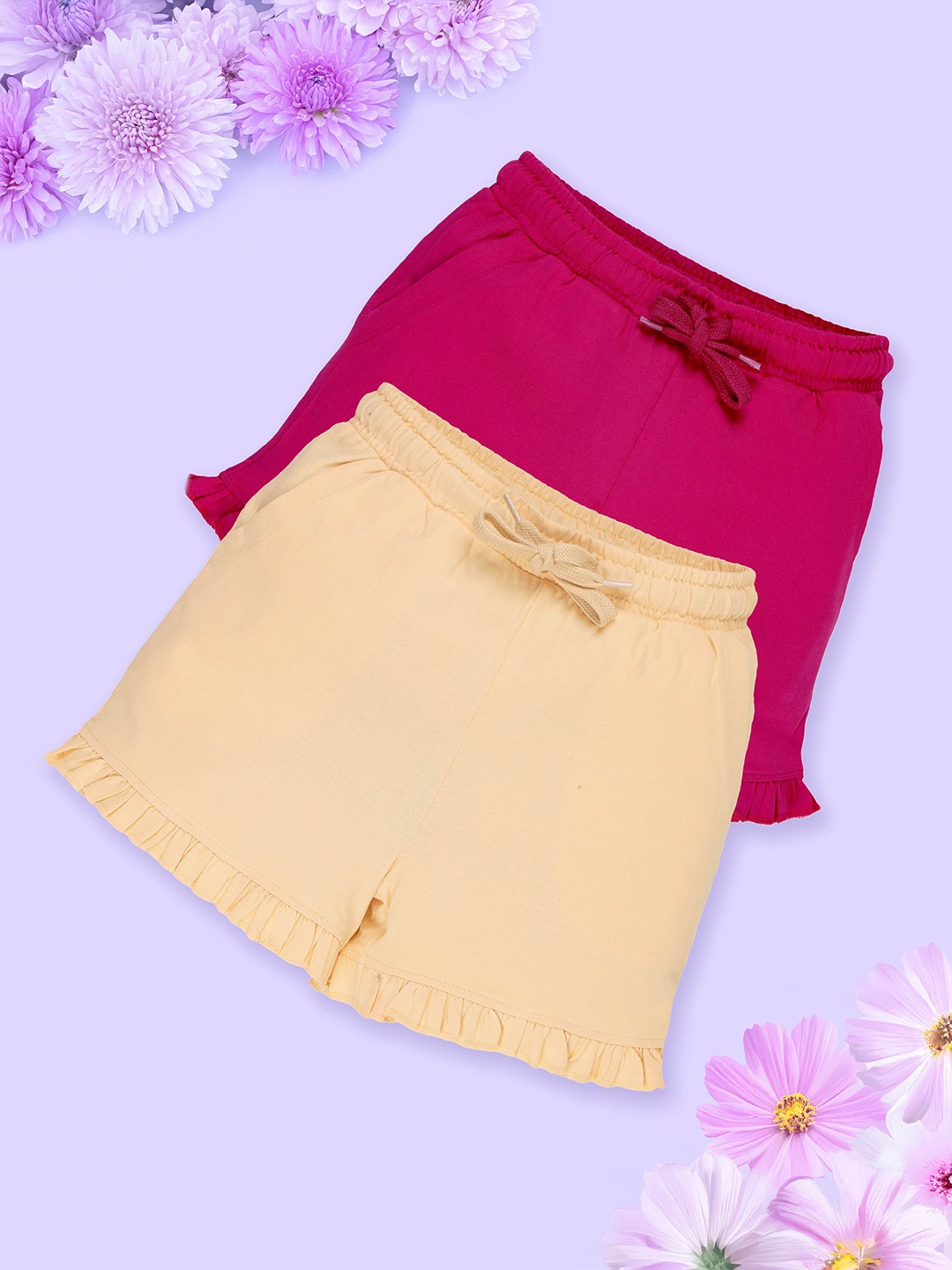 

KiddoPanti Girls Hot Pants Shorts, Beige