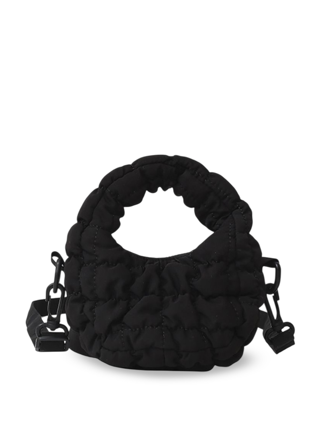 

StyleCast x Revolte Half Moon Hobo Bag, Black