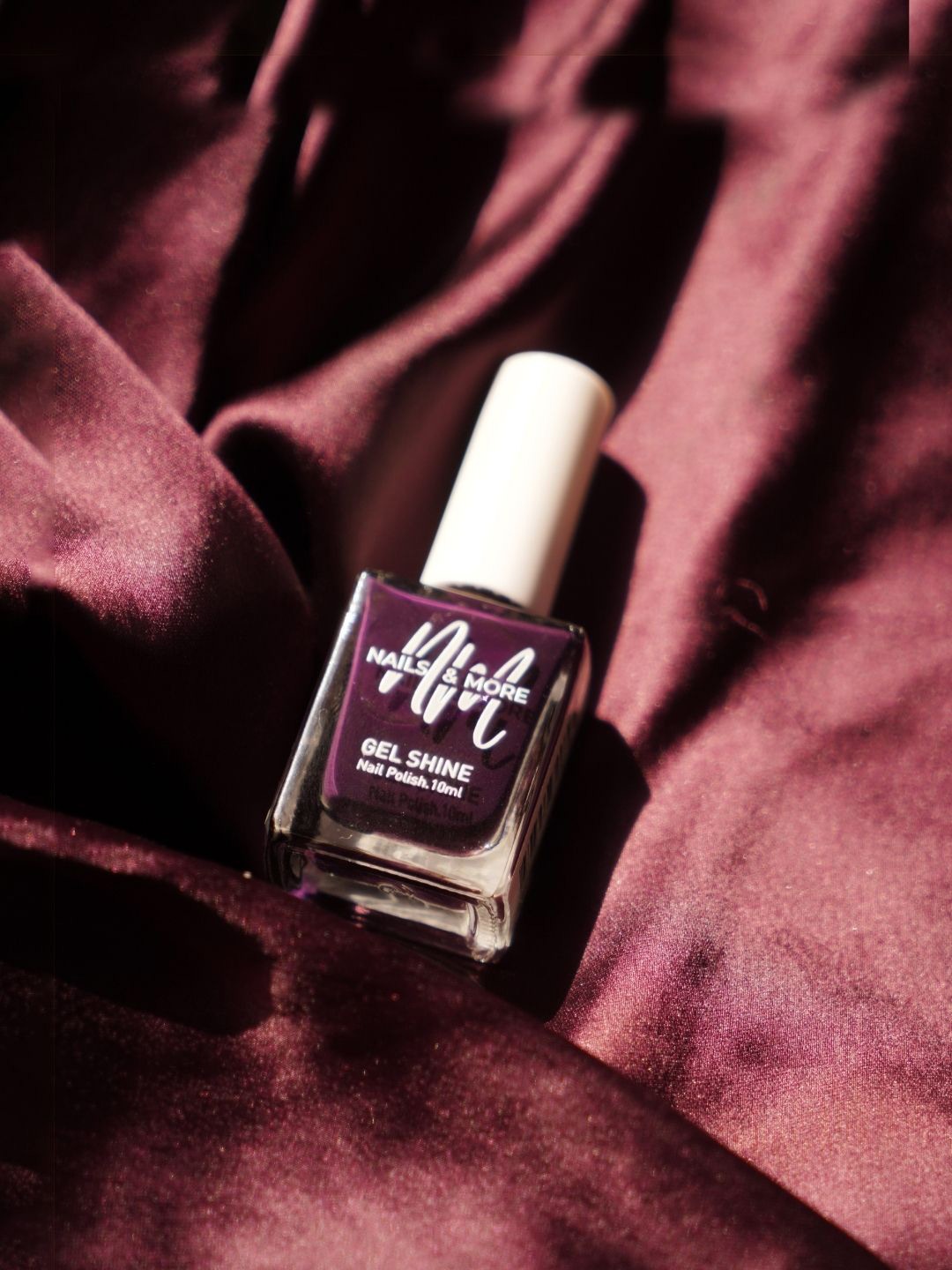 

nails & more Gel Shine Argan Oil Glossy Long-Wearing Nail Polish - 10ml Indigo 28, Purple