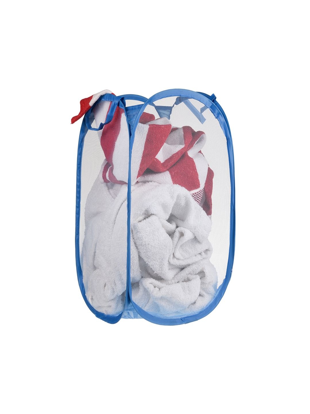 

Kuber Industries Blue Laundry Bag With Handle