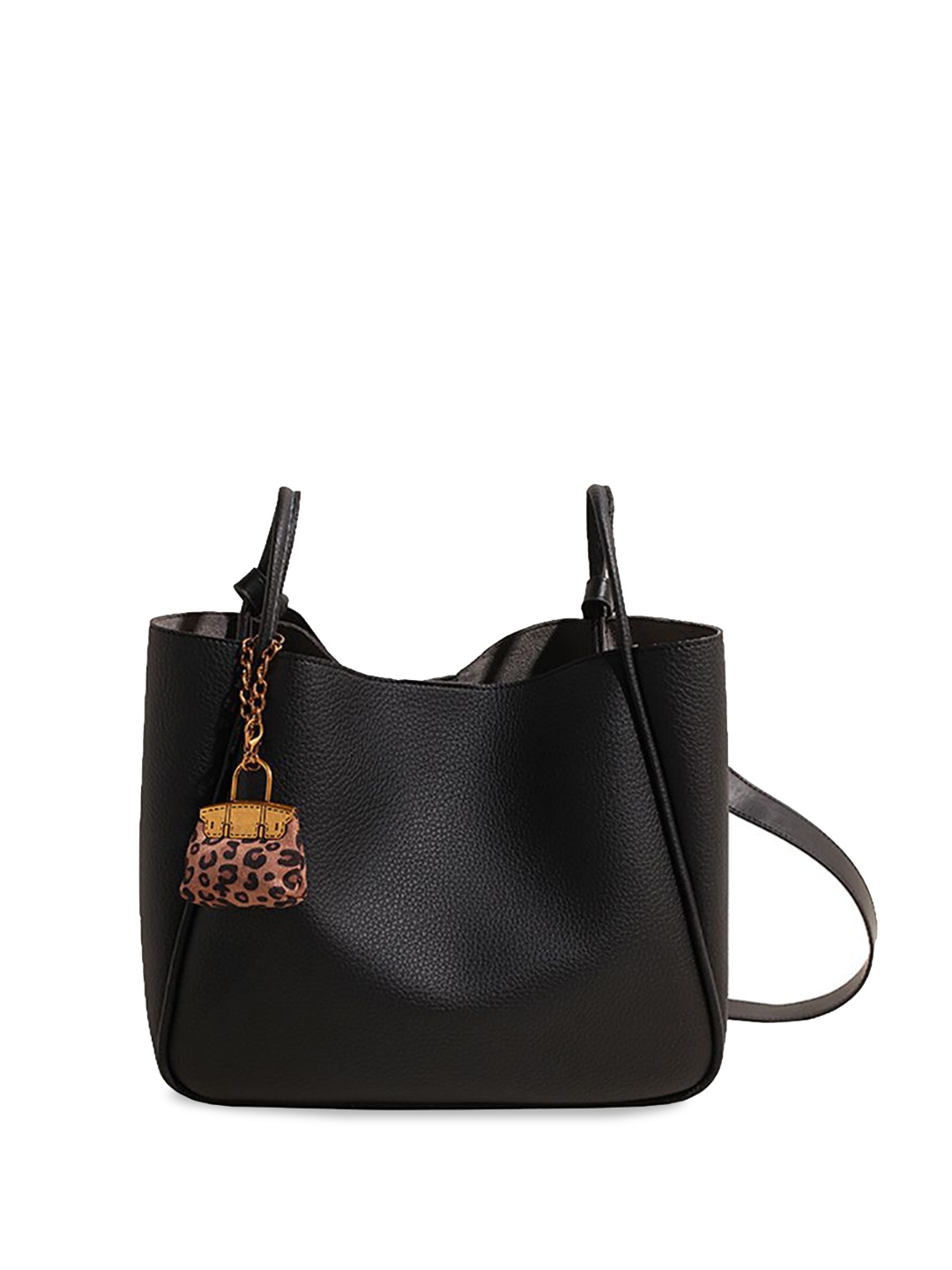 

StyleCast x Revolte PU Bucket Shoulder Bag, Coffee brown