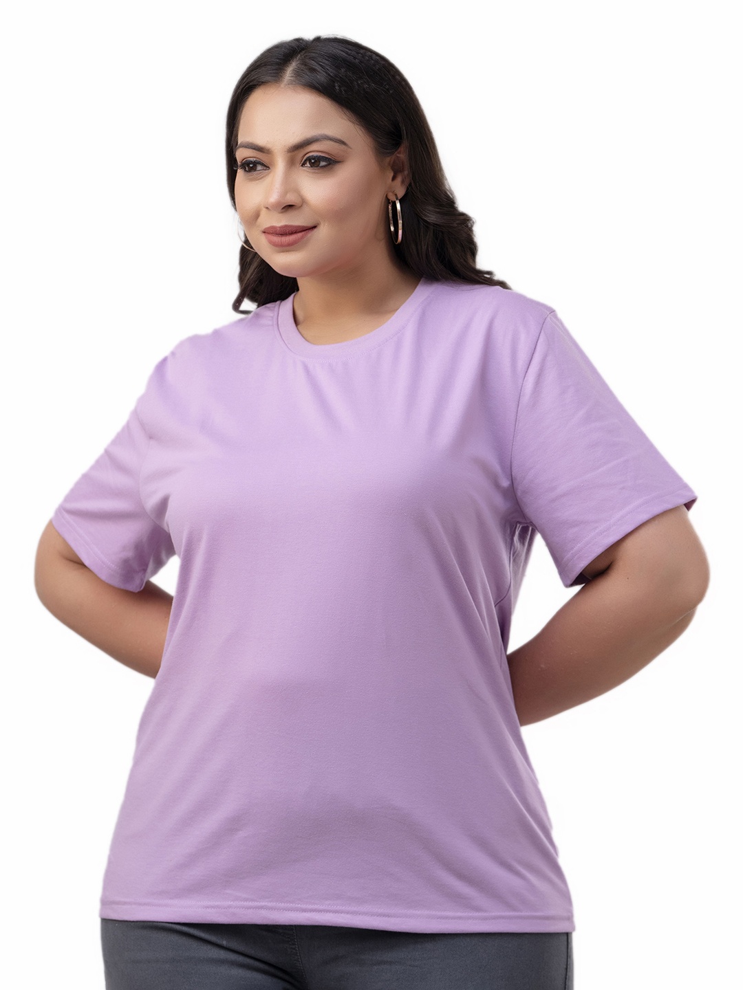 

Fashion Zest Women Pockets T-shirt, Lavender