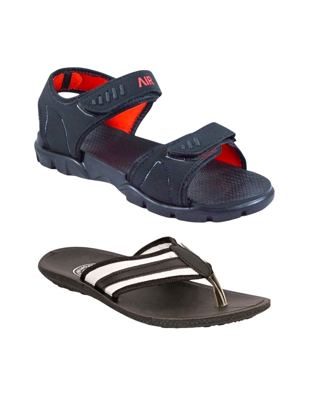 

ORVAX Men Comfort Sandals, Black