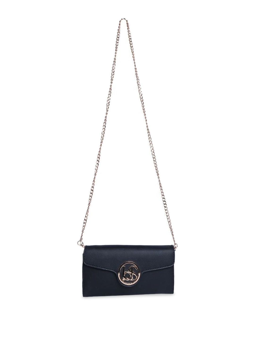 

SEREIN Embellished Structured Vegan Sling Bag, Silver