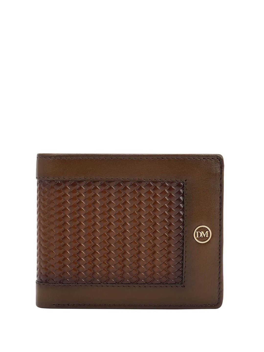 

Da Milano Men Leather Two Fold Wallet, Brown