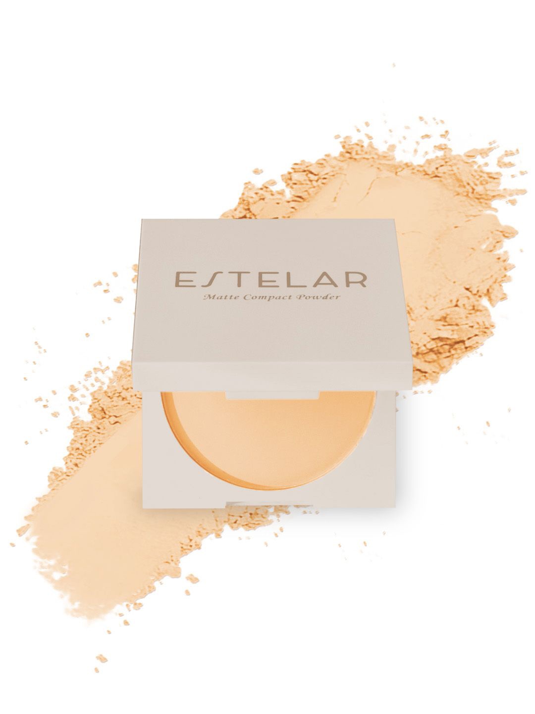 

Estelar Matte Lightweight Compact Powder With SPF 15 - Confident Ivory, Beige