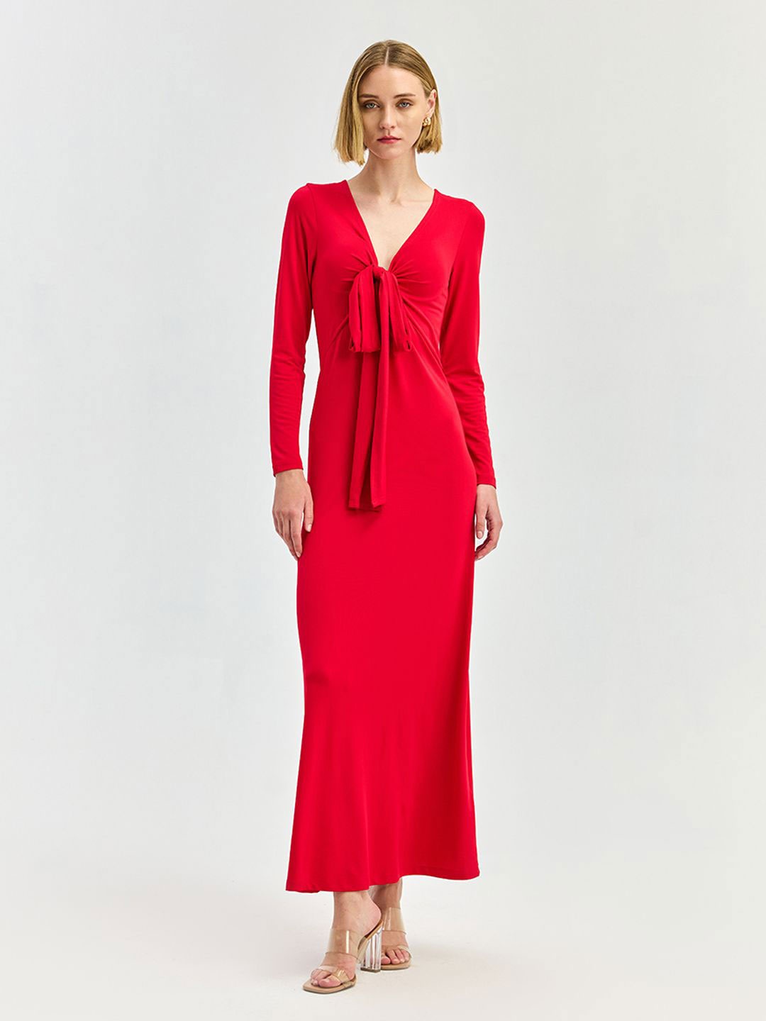 

COVER STORY A-Line Maxi Dress, Red