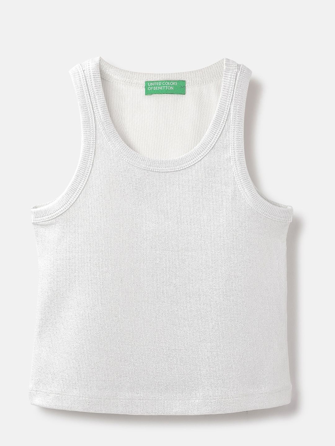 

United Colors of Benetton Cotton Top, White