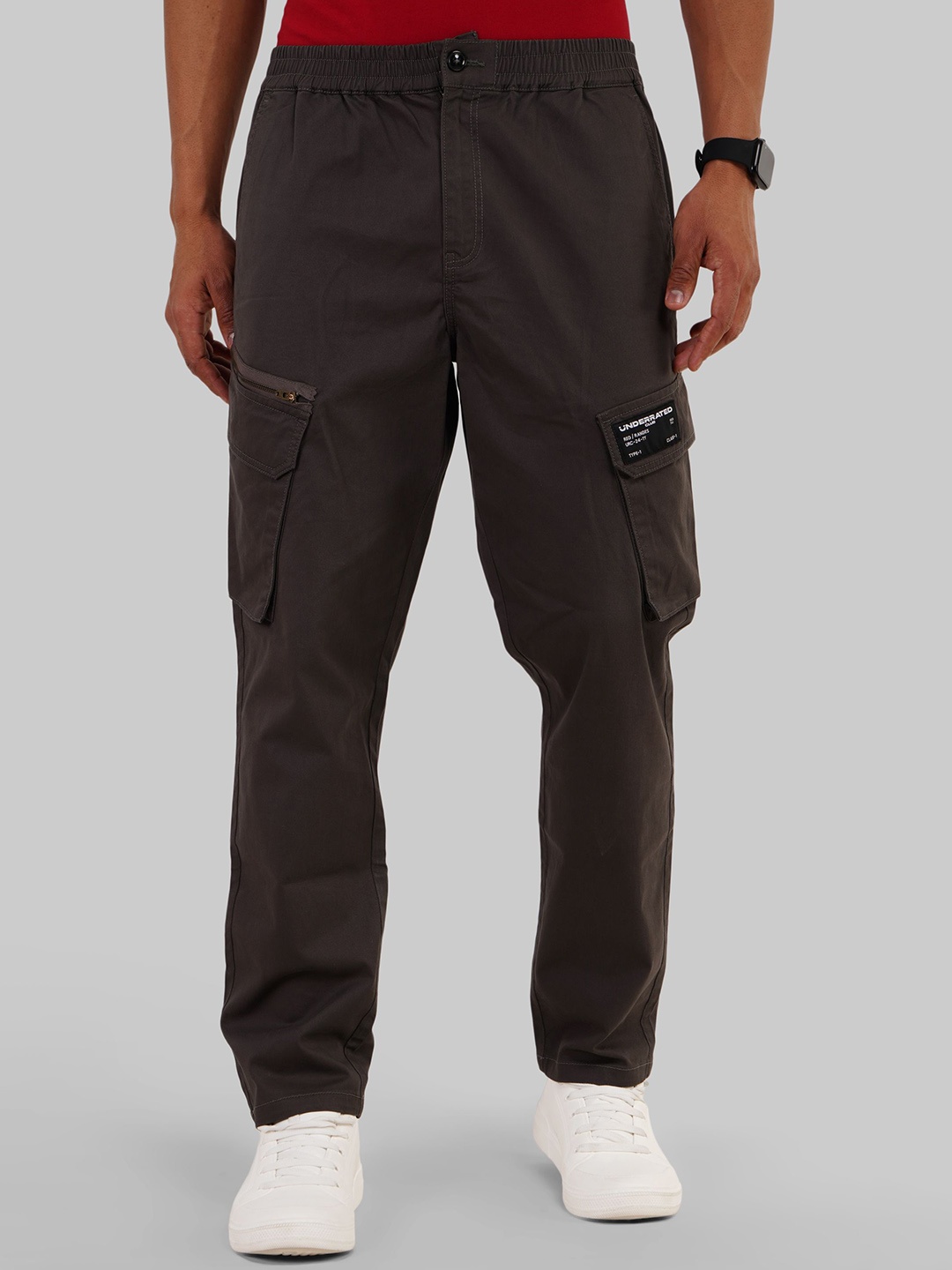 

Underrated Club Men Cargos Trousers, Brown