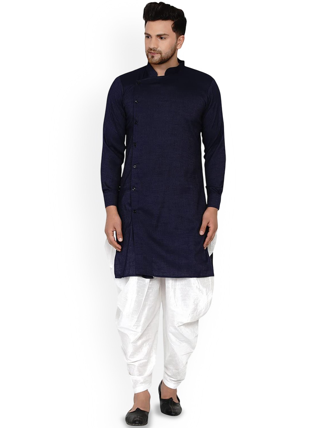 

VEERA PARIDHAAN Men Regular Kurta with Pyjamas, Blue