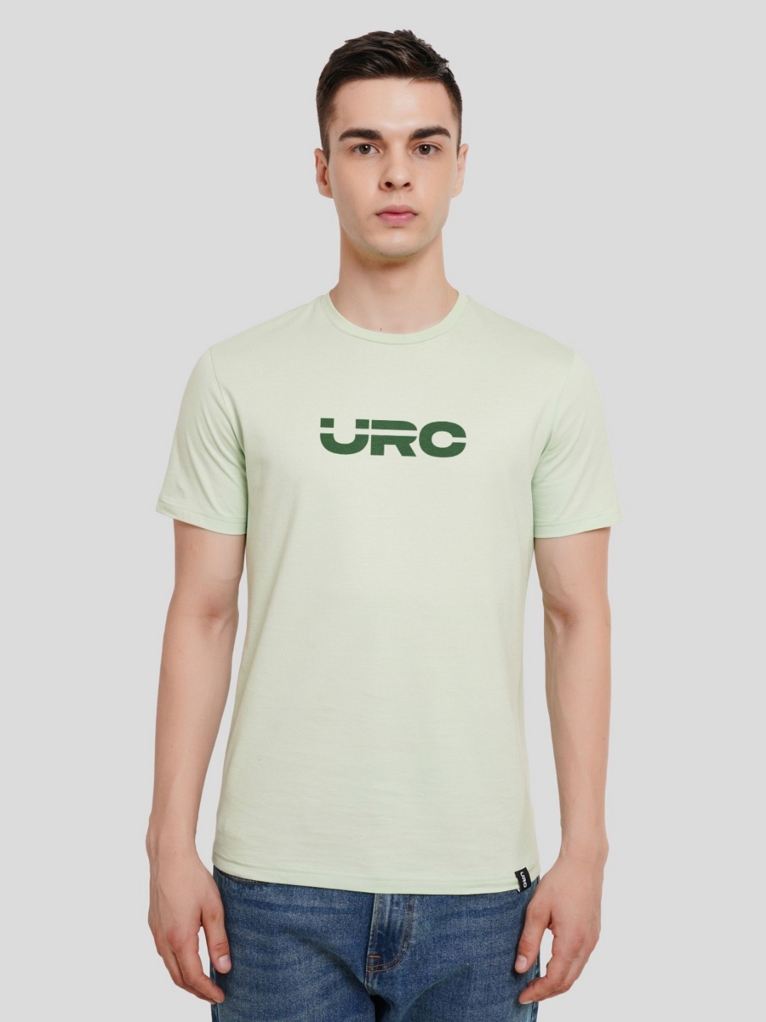

Underrated Club Men Typography Printed Bio Finish Applique T-shirt, Green