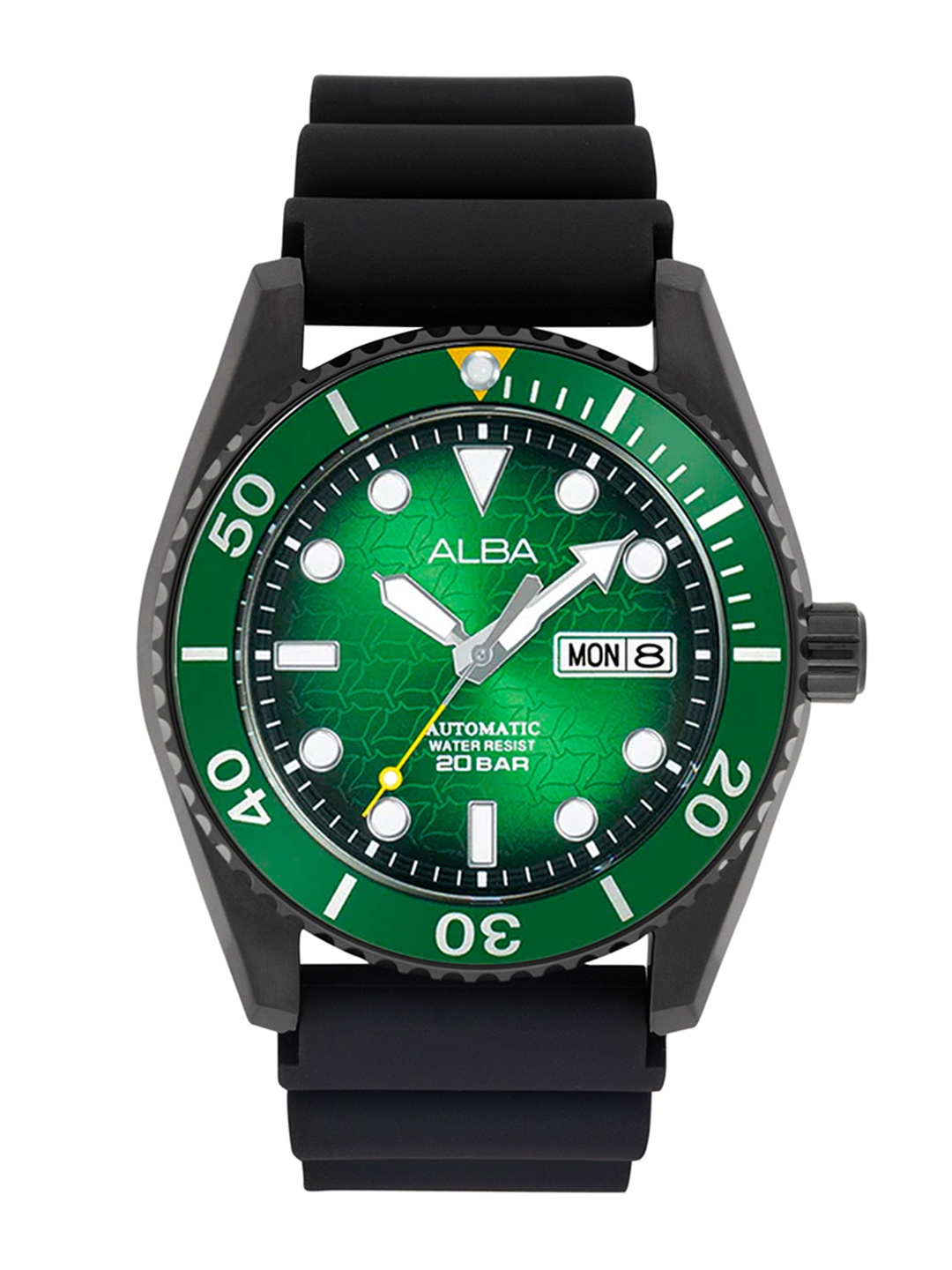 

ALBA Green & Black gradation dail Automatic Watch-AL4439X1