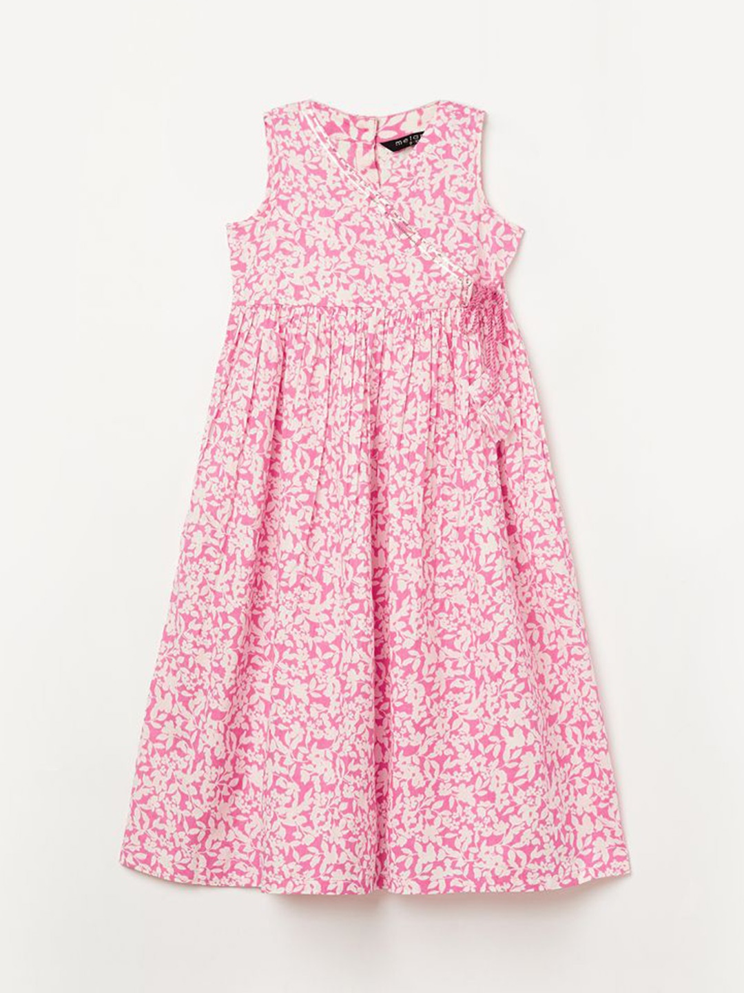 

Melange by Lifestyle Floral Print Fit & Flare Dress, Pink