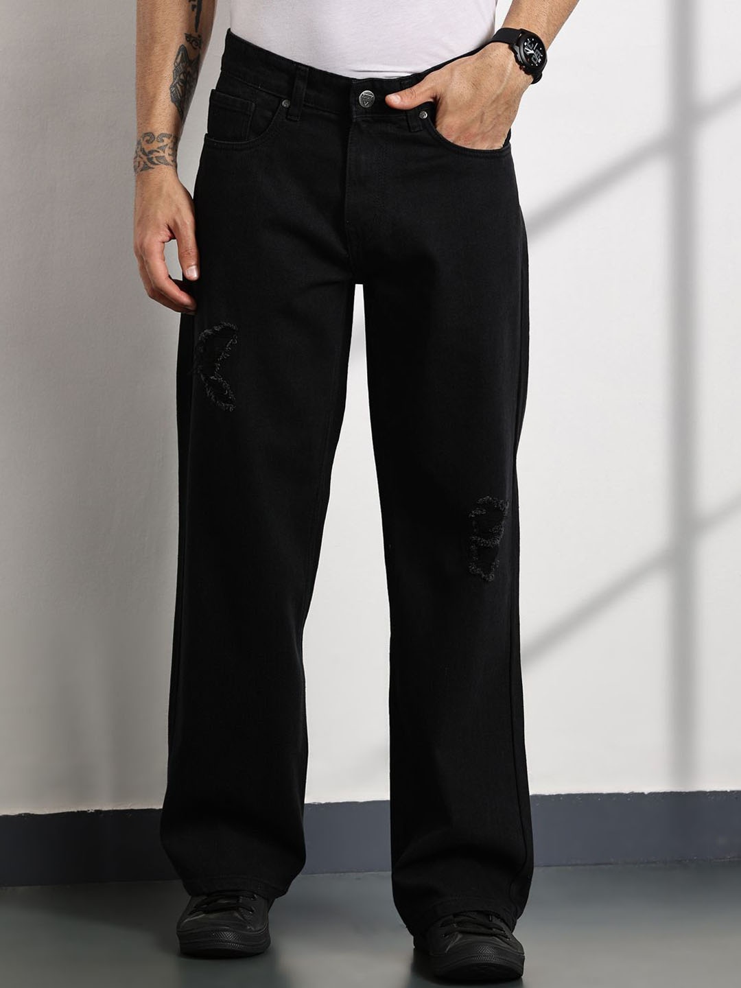 

Thomas Scott Men Smart Jeans, Black