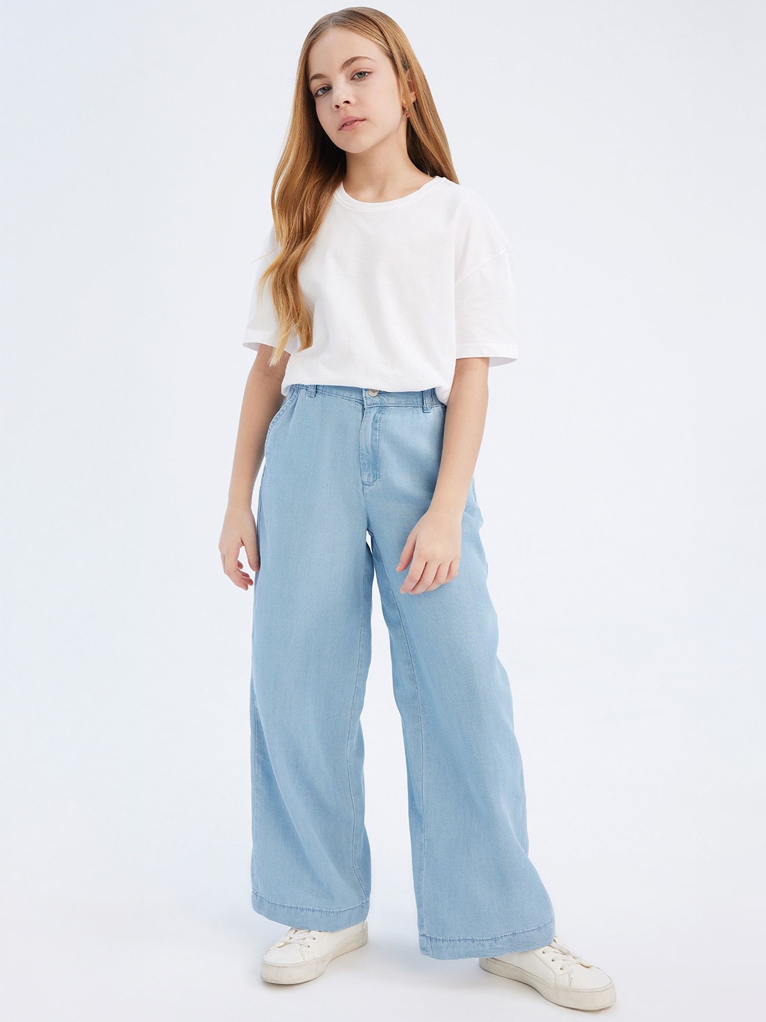 

DeFacto Girls Pleated Trousers, Na