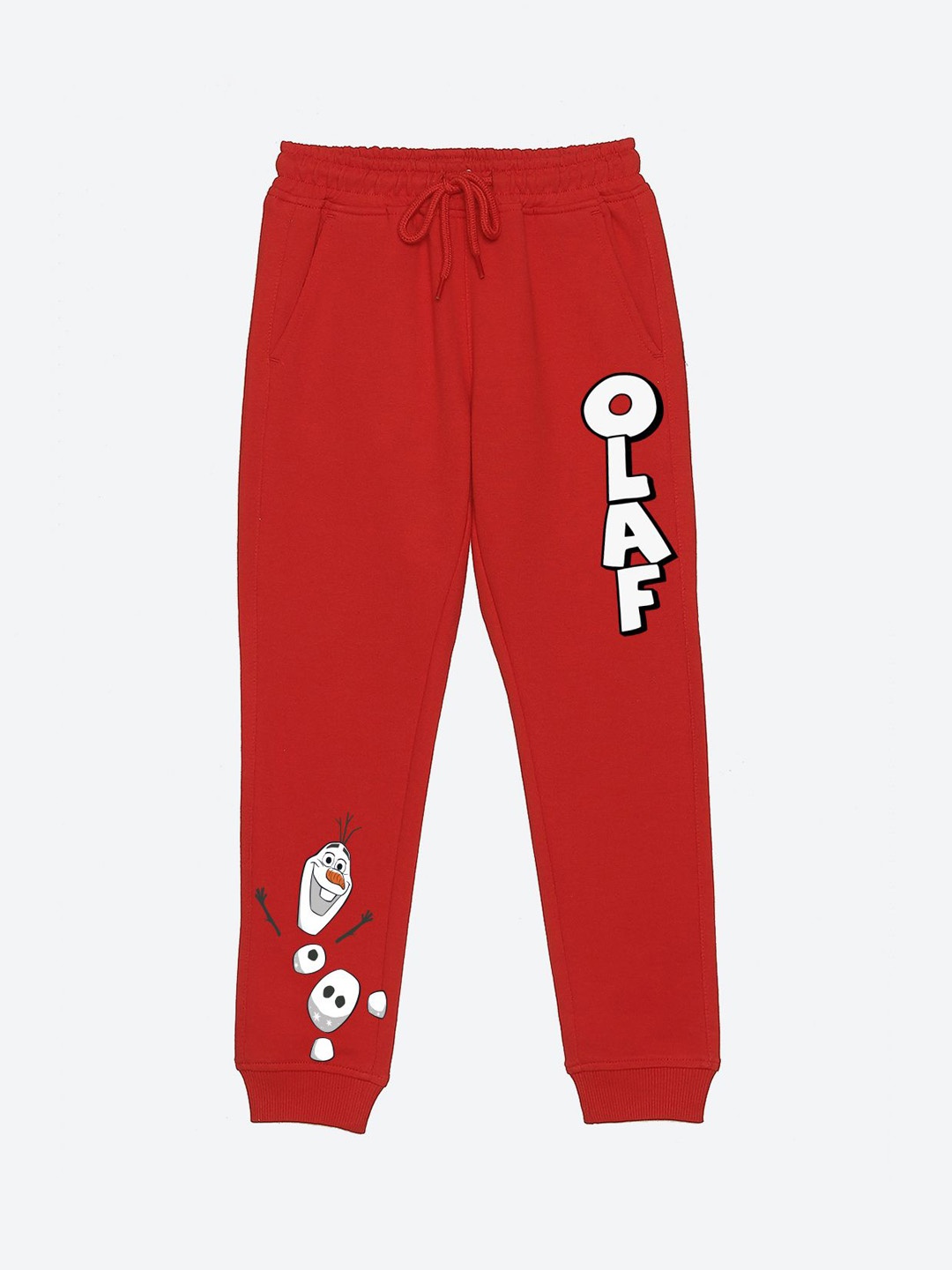 

Wear Your Mind Boys Printed Mid-Rise Joggers, Red
