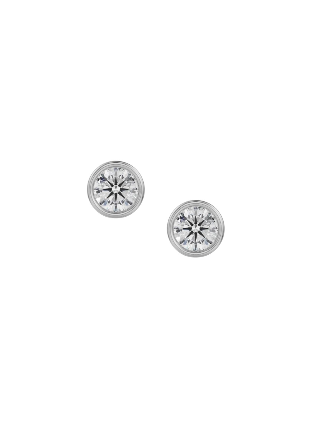 

Emori 1 CT Solid Round Diamond Studs, Yellow