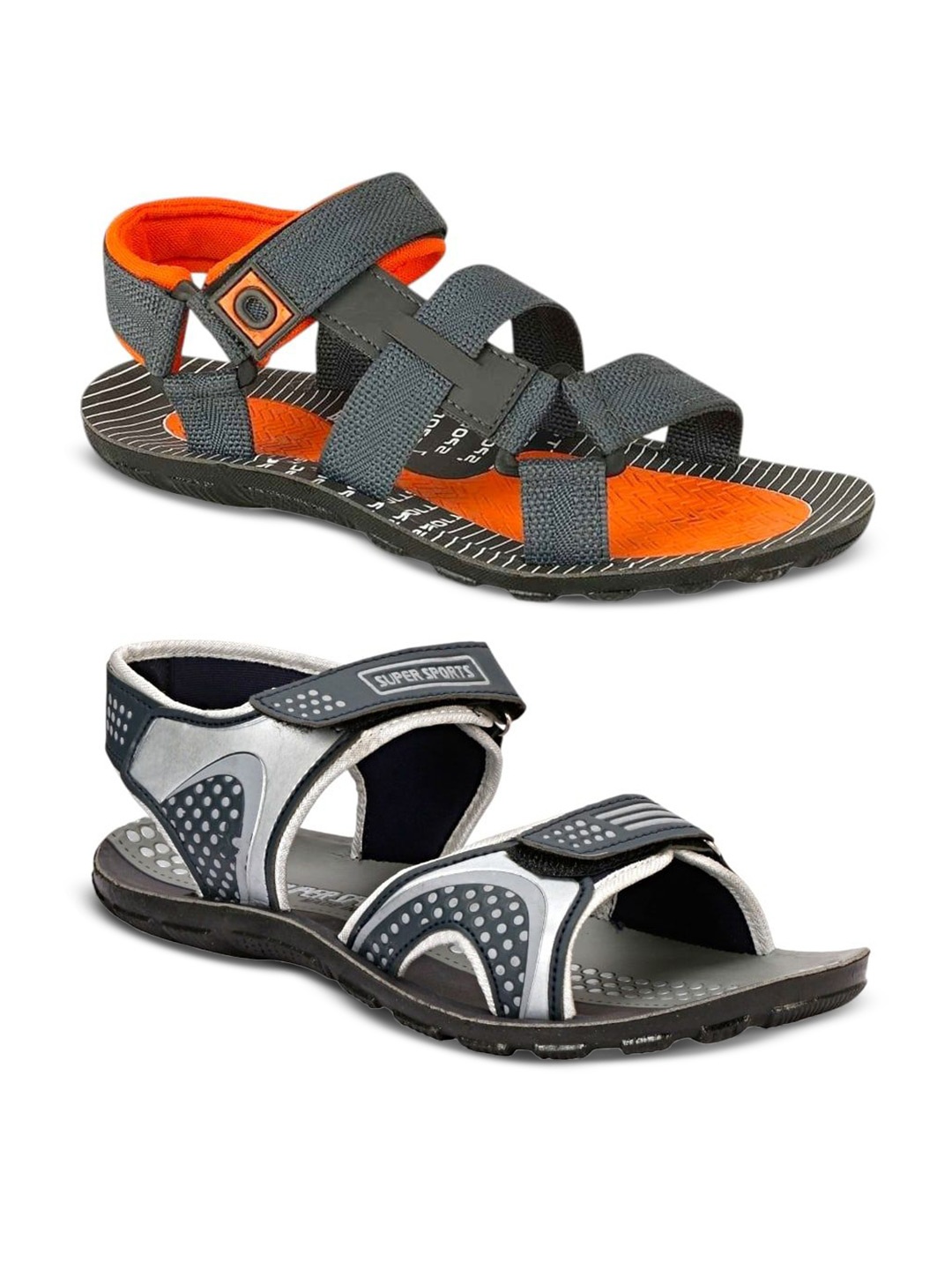 

ORVAX Men Comfort Sandals, Grey