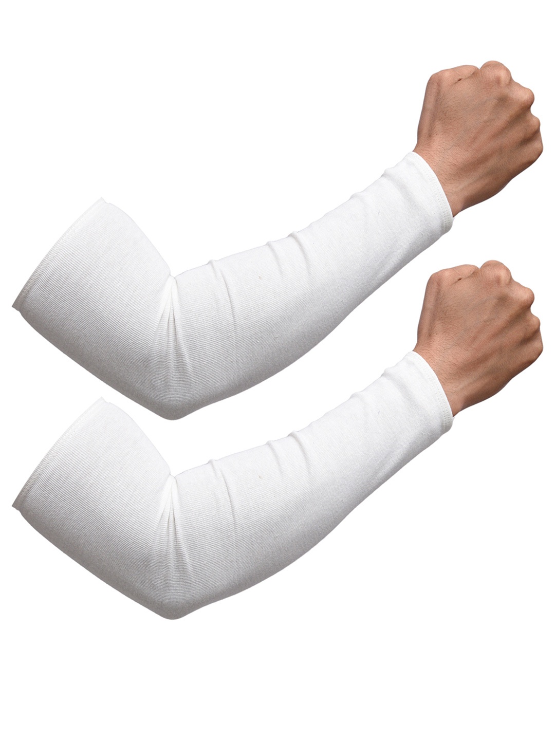

Kuber Industries Full Arm Sleeves Sports Accessories, White