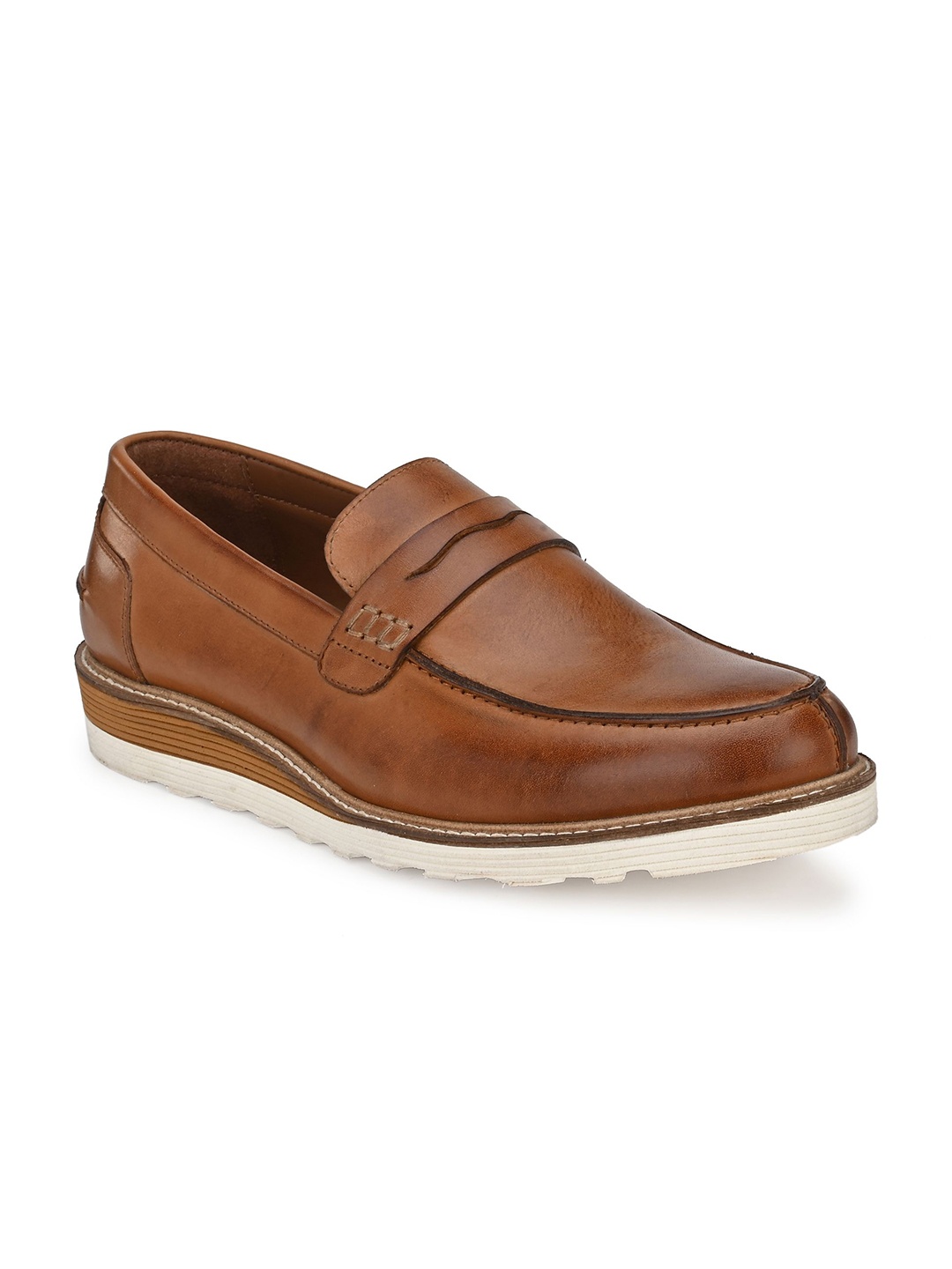 

Delize Men Leather Driving Shoes, Tan