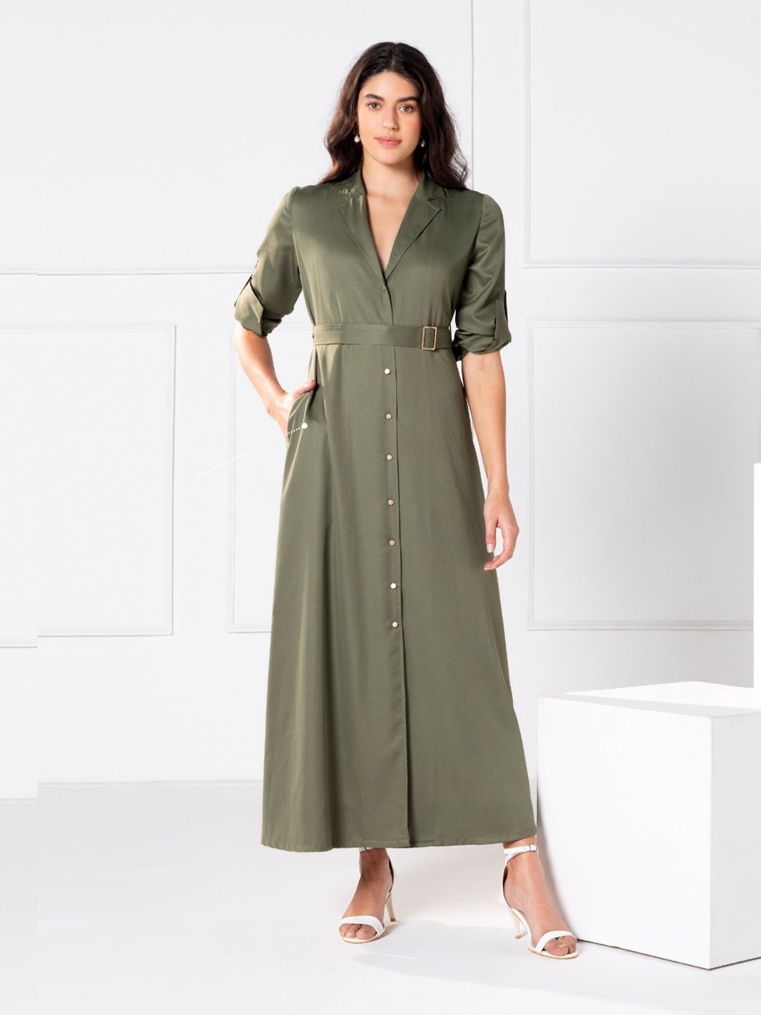 

JULO Formal Maxi Dress, Green