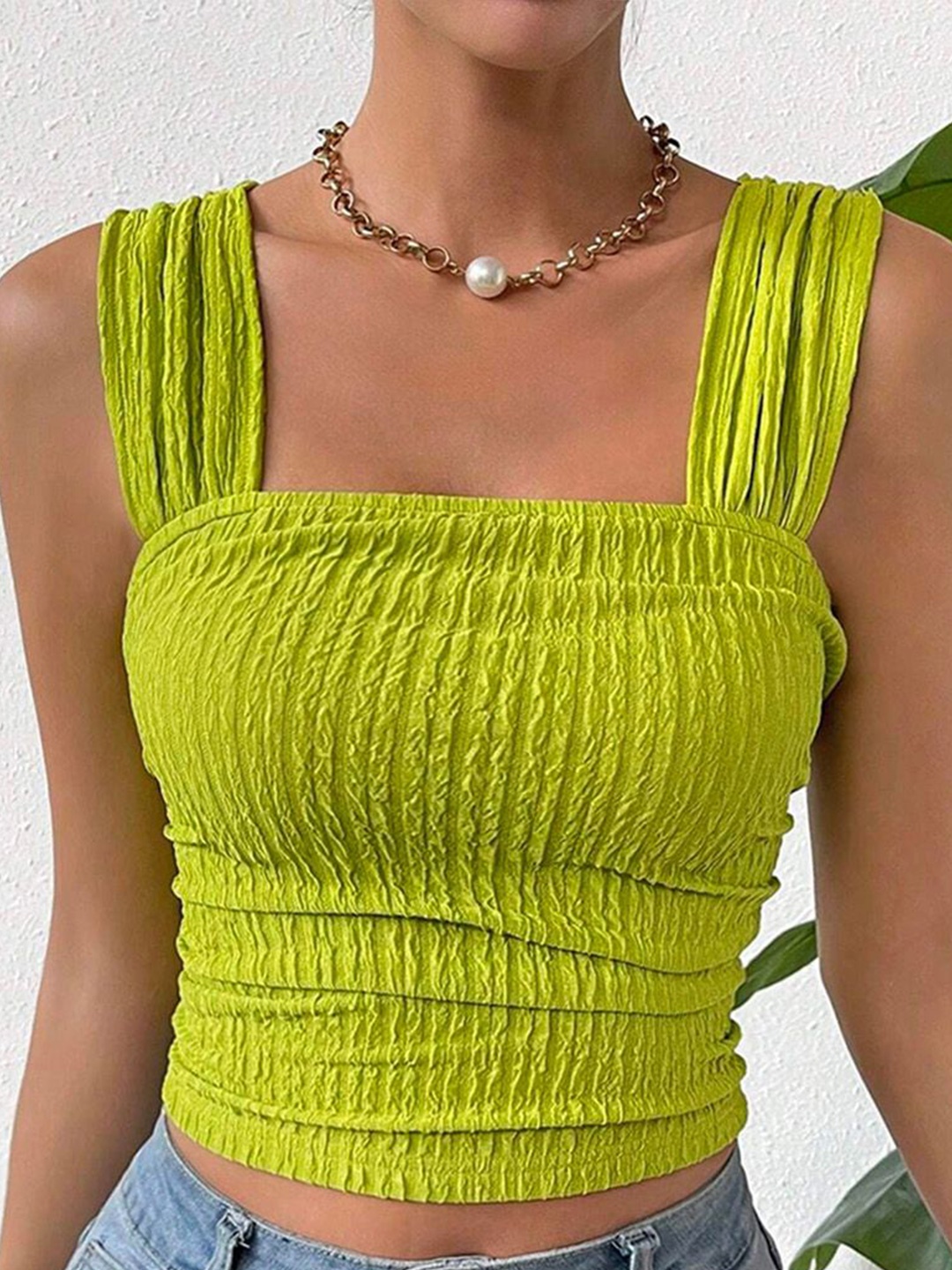 

JC Mode Crop Top, Green