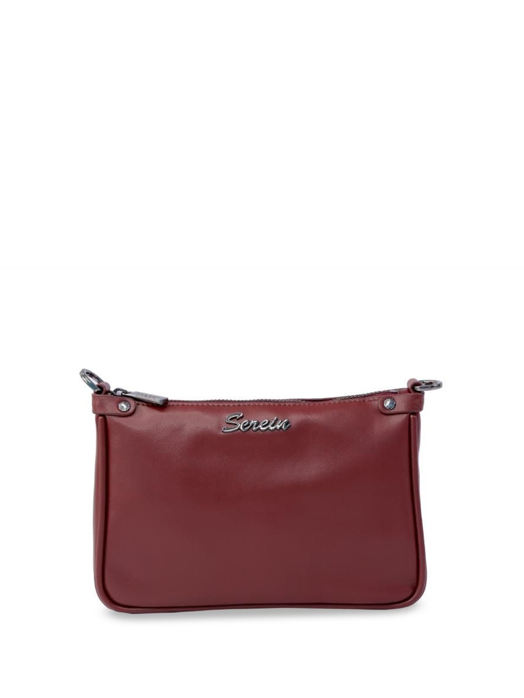 

SEREIN Structured Vegan Sling Bag, Maroon