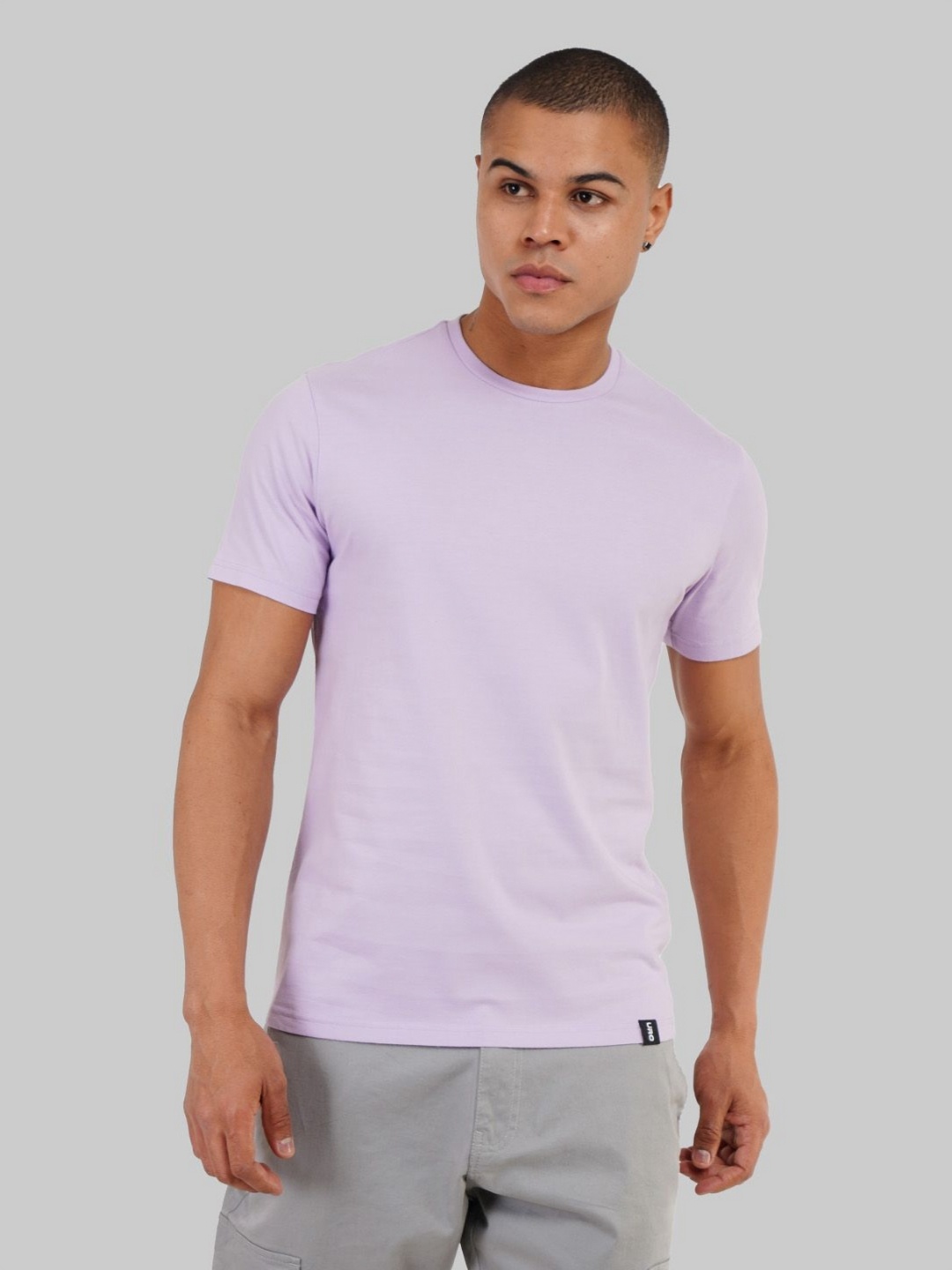 

Underrated Club Men Round Neck Bio Finish T-Shirt, Lavender