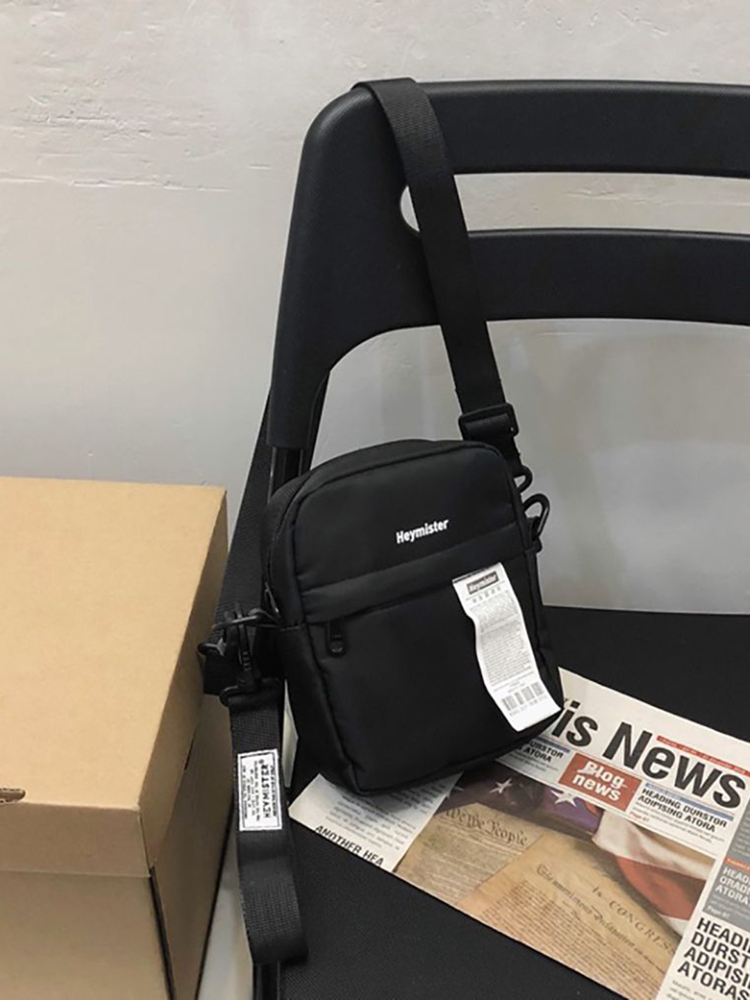 

StyleCast x Revolte Sling Bag, Black
