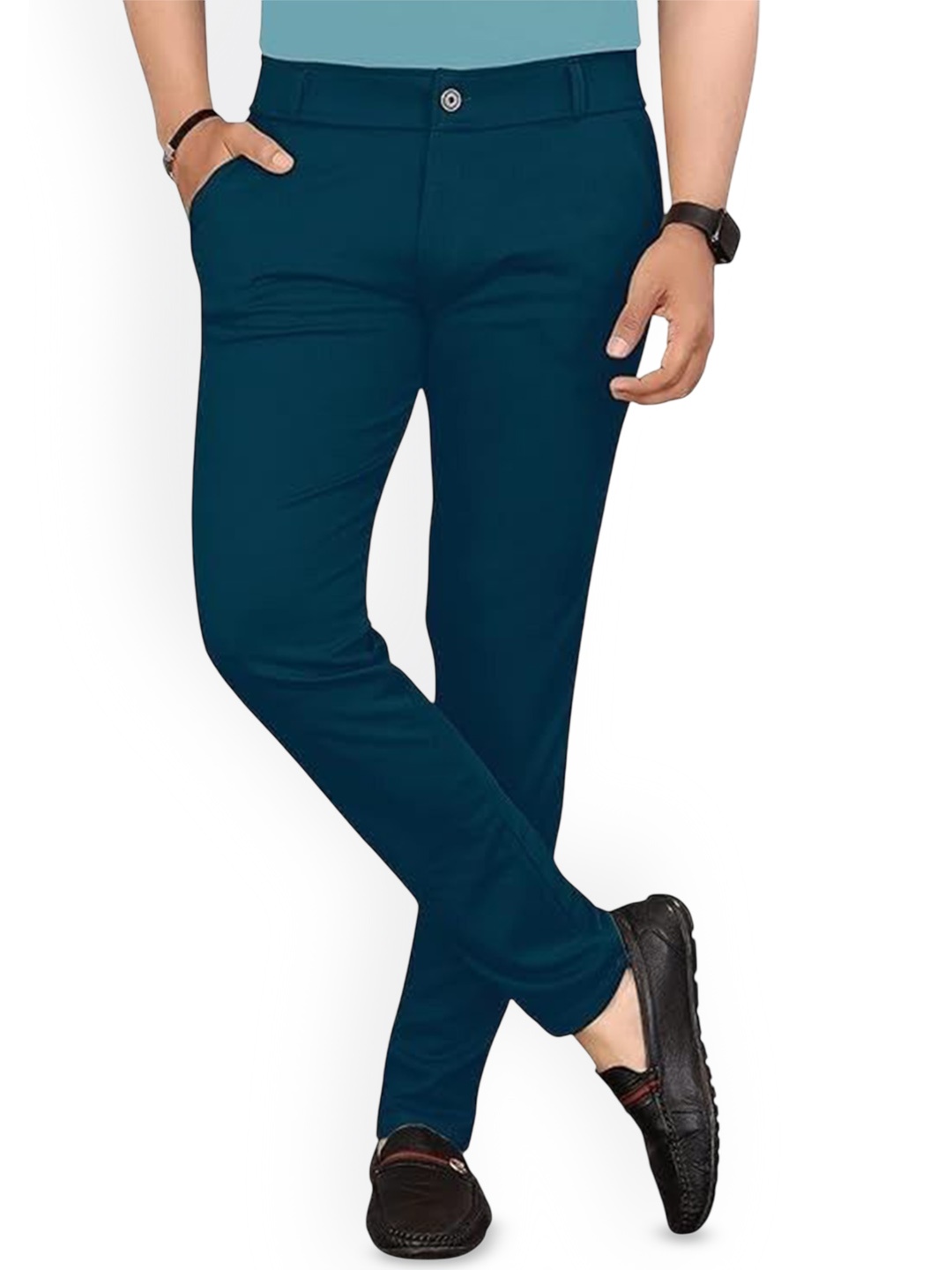 

ISUEL FAB Men Original Trousers, Teal