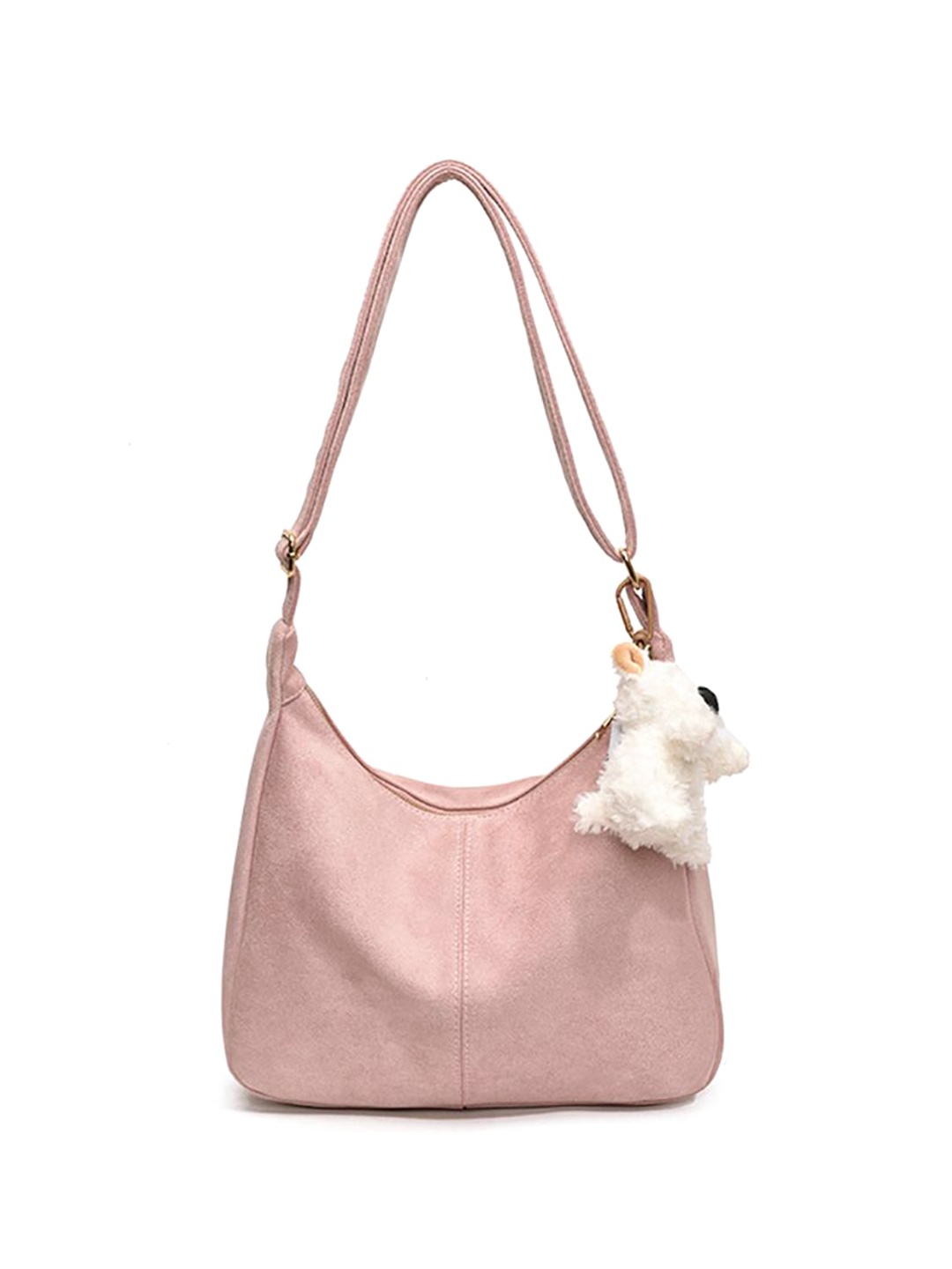 

StyleCast x Revolte Suede Bucket Shoulder Bag, Pink