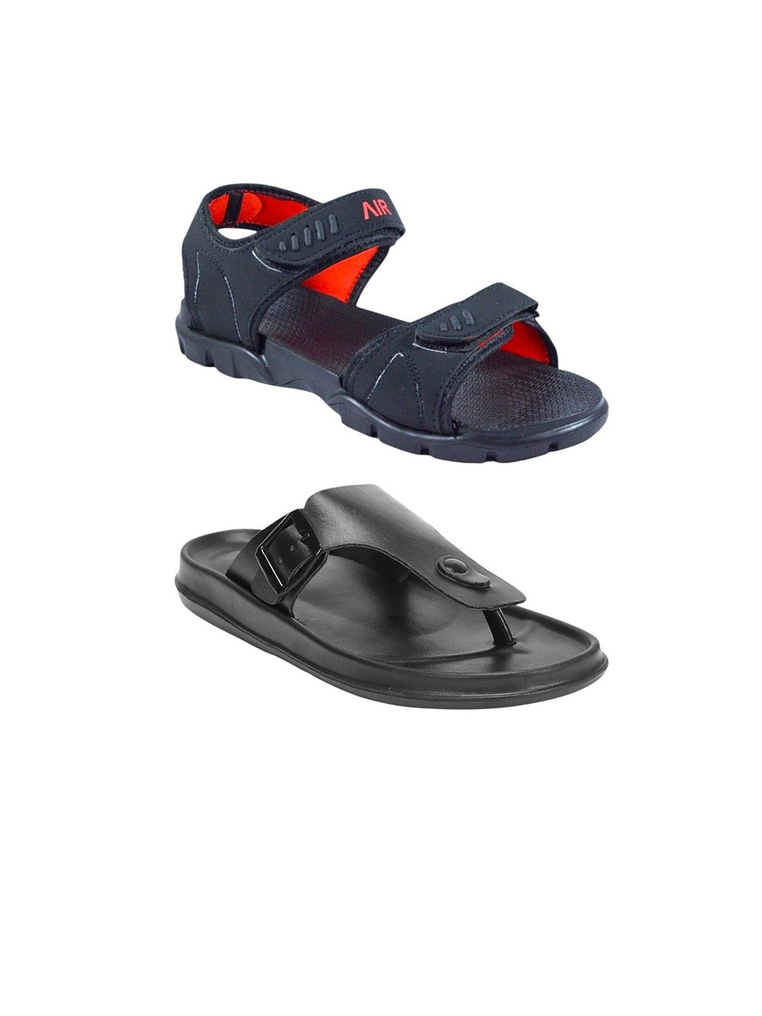 

ORVAX Men Comfort Sandals, Black