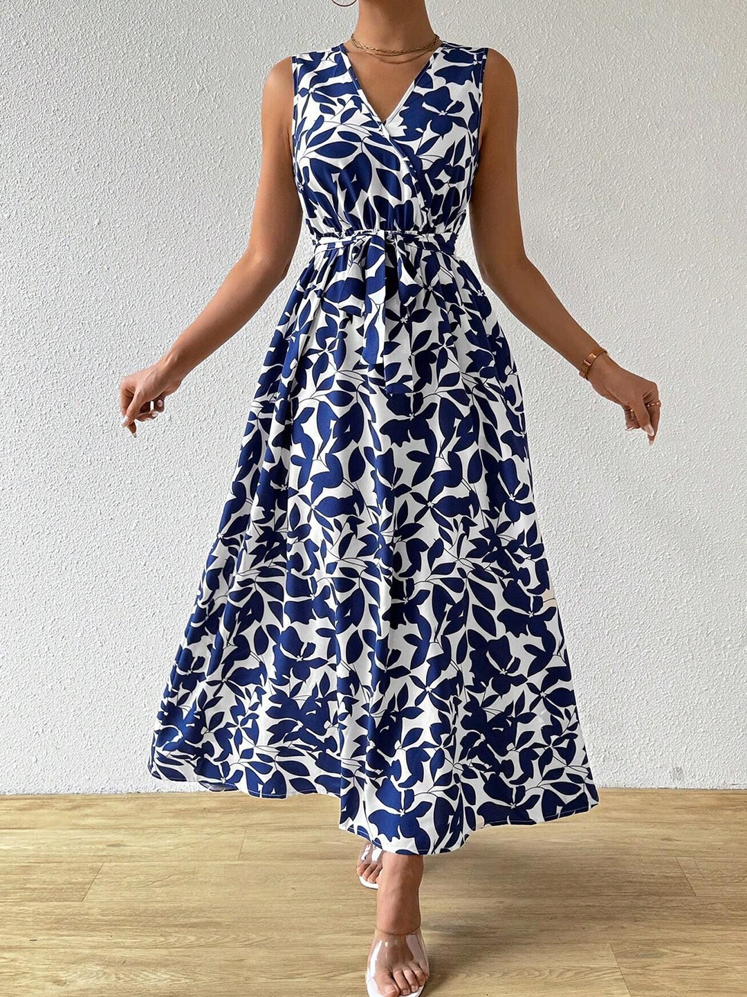 

all about you Floral Print Maxi Dress, Blue