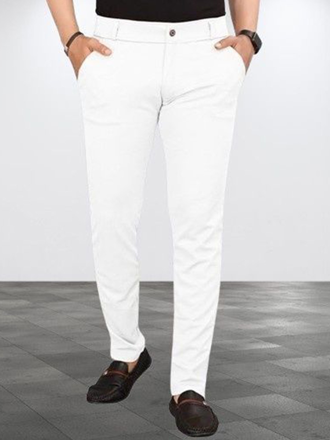 

ISUEL FAB Men Original Trousers, White